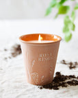 Basil Orange Garden Pot Candle