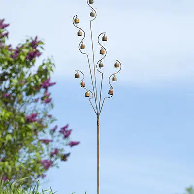 Bell Spiral Garden Stake