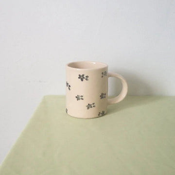 Black Forget Me Not Mug