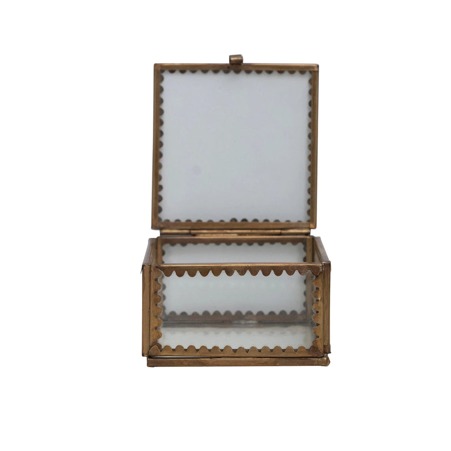 Brass and Glass Display Box