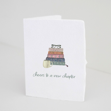 Cheers To A New Chapter Graduation Card