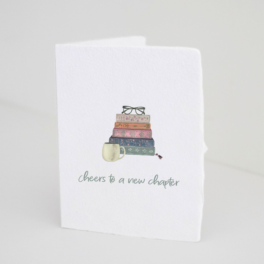 Cheers To A New Chapter Graduation Card