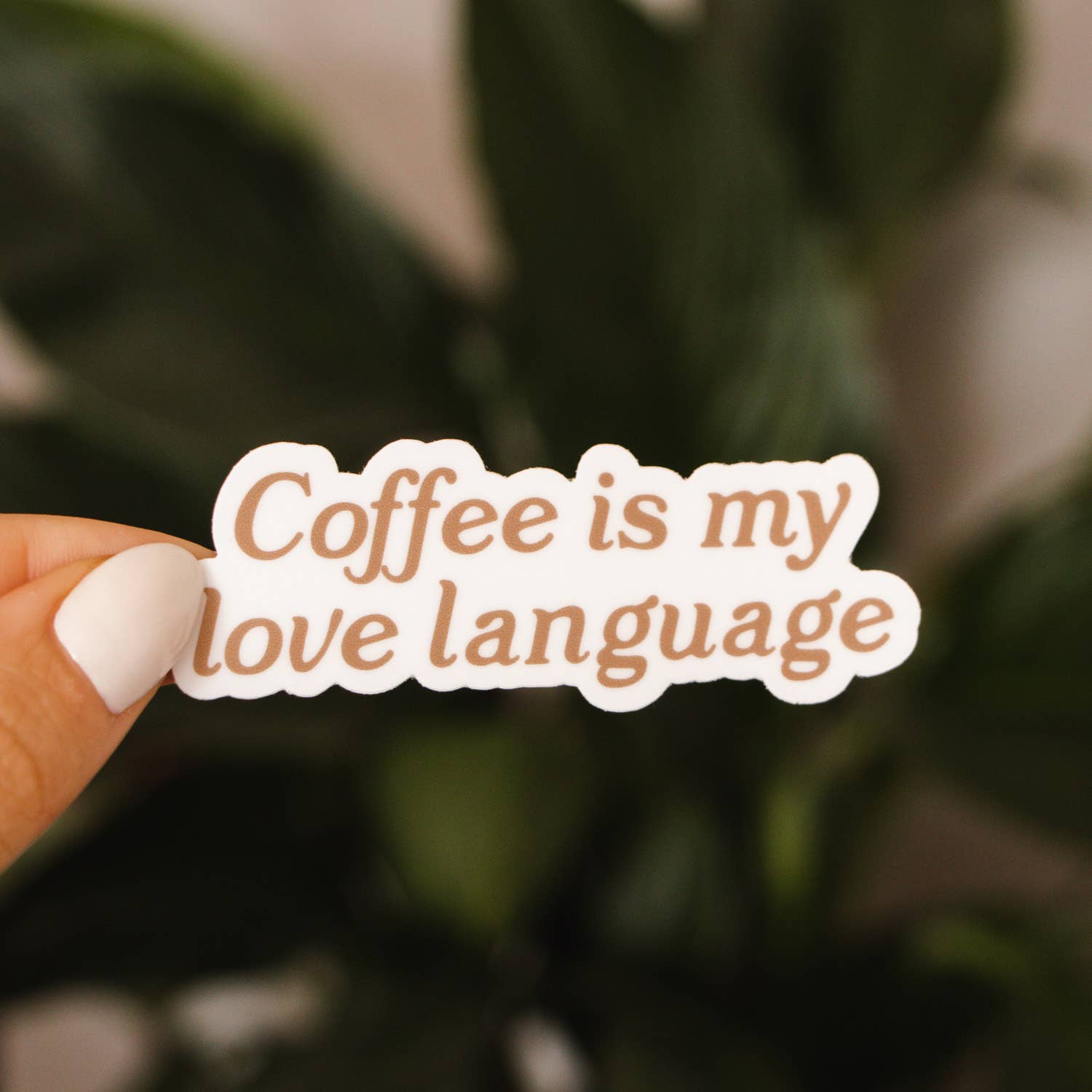 Coffee is My Love Language Sticker