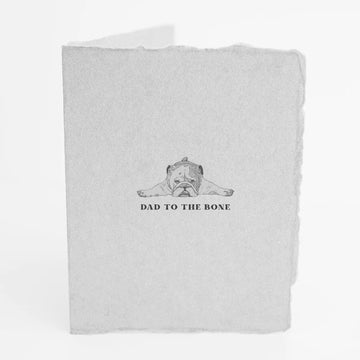 Dad To The Bone Folded Father's Day Card