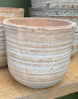 English Tumbled Pot Heirloom White