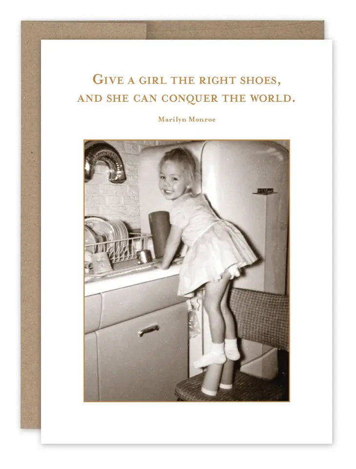 Give a Girl Shoes Card