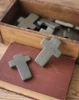 Hand-Carved Stone Cross