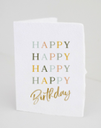 Happy Happy Happy Happy Birthday Card