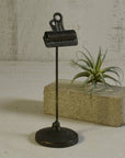 Metal Bookkeepers Clip on Stand