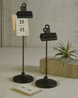 Metal Bookkeepers Clip on Stand