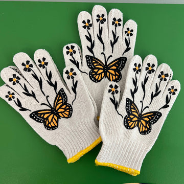 Monarch Butterfly Gardening Gloves