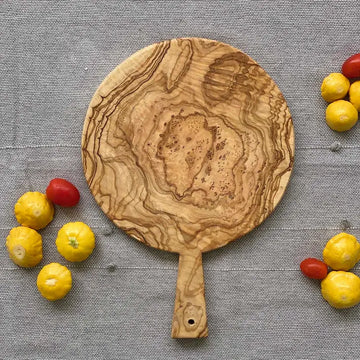 Olive Wood Round Board