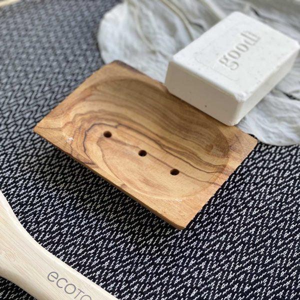 Olive Wood Soap Dish