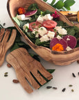 Olive Wood Large Hand Servers