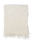 Striped Woven Linen Throw