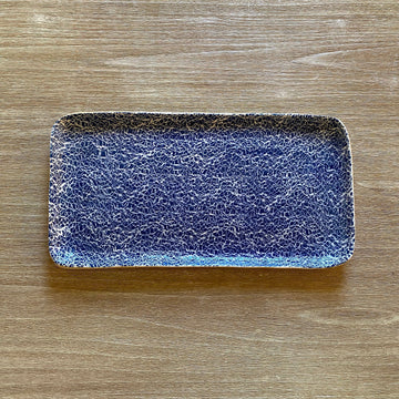 Tasting Tray Crackle Cobalt