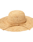 Women's Large Brim Raffia Hat