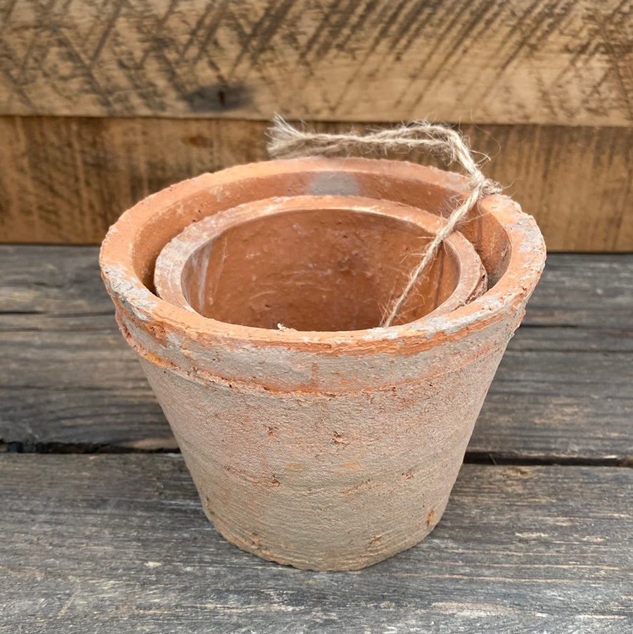 Wembley Terra Cotta Farm Pots - Set of 2