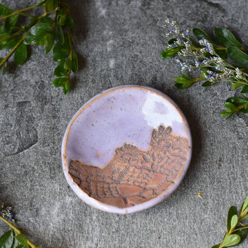 Lace Imprint Ring Dish