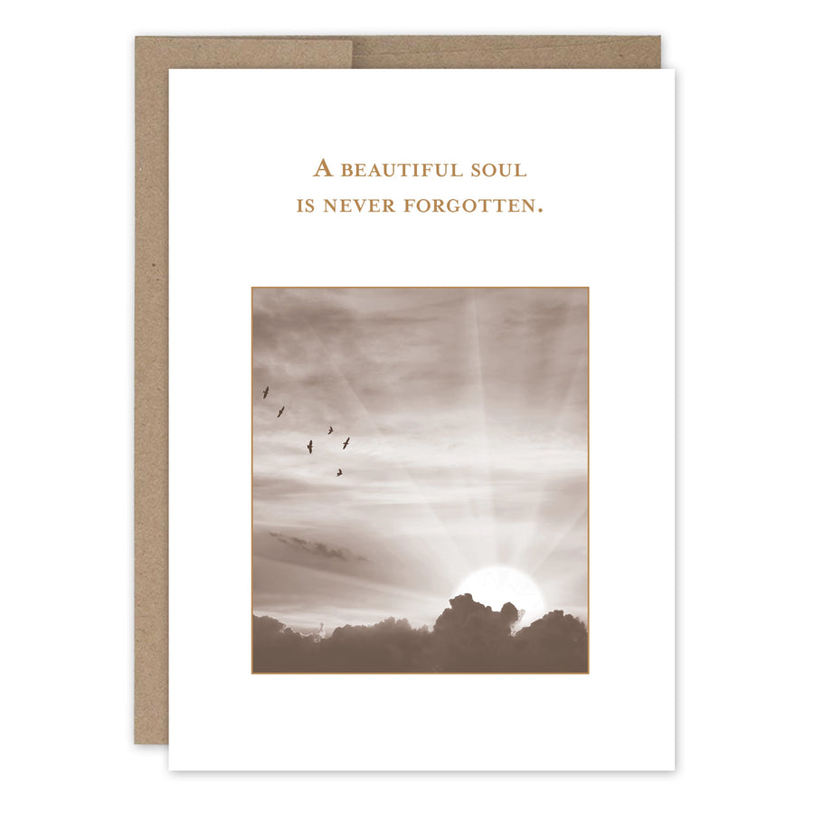 Beautiful Soul Sympathy Card