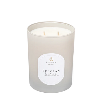 Belgian Linen 2 Wick Candle