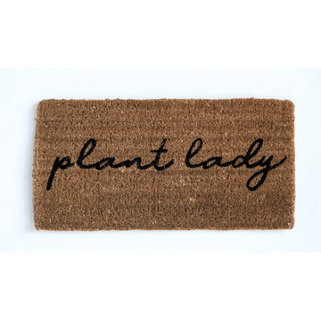 Plant Lady Coir Doormat