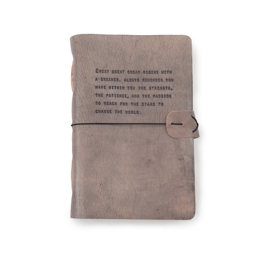 Every Great Dream Artisan Leather Journal