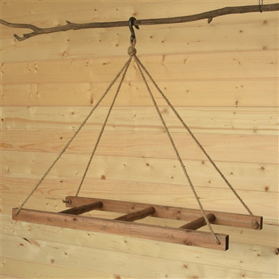 Horizontal Hanging Wood Ladder