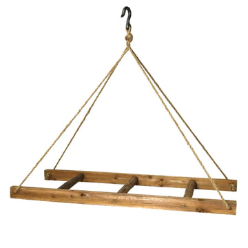 Horizontal Hanging Wood Ladder