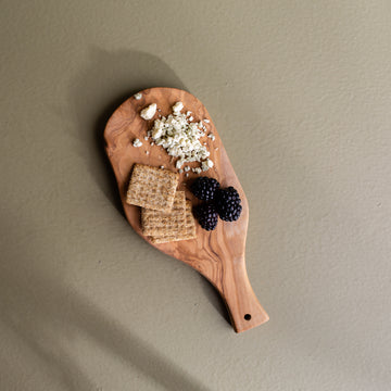 Olive Wood Cutting Board Pear Shape