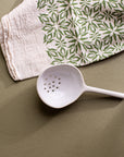 Reactive Glaze Strainer Spoon