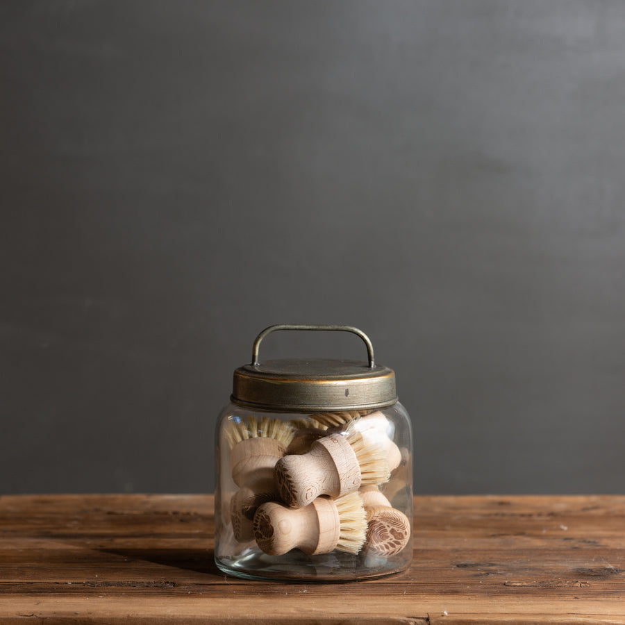 Glass Jar with Metal Lid