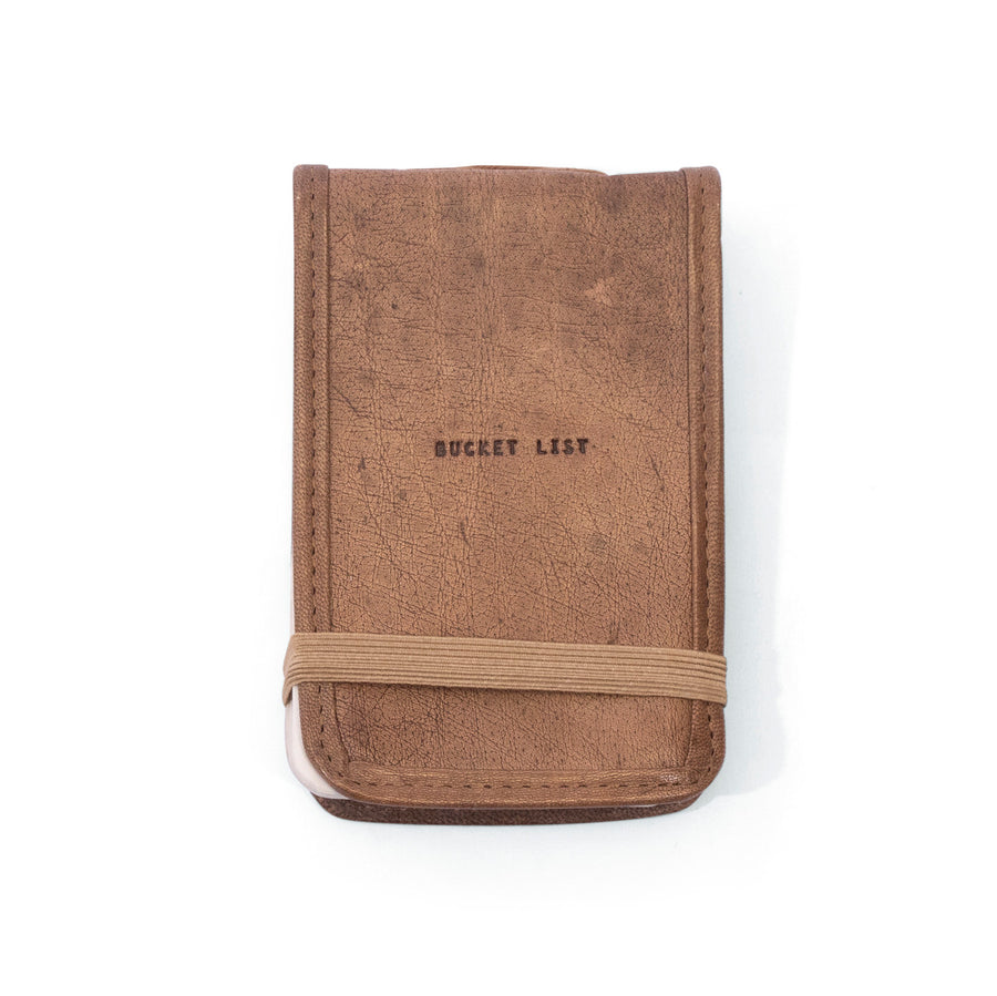 Mini Bucket List Leather Journal