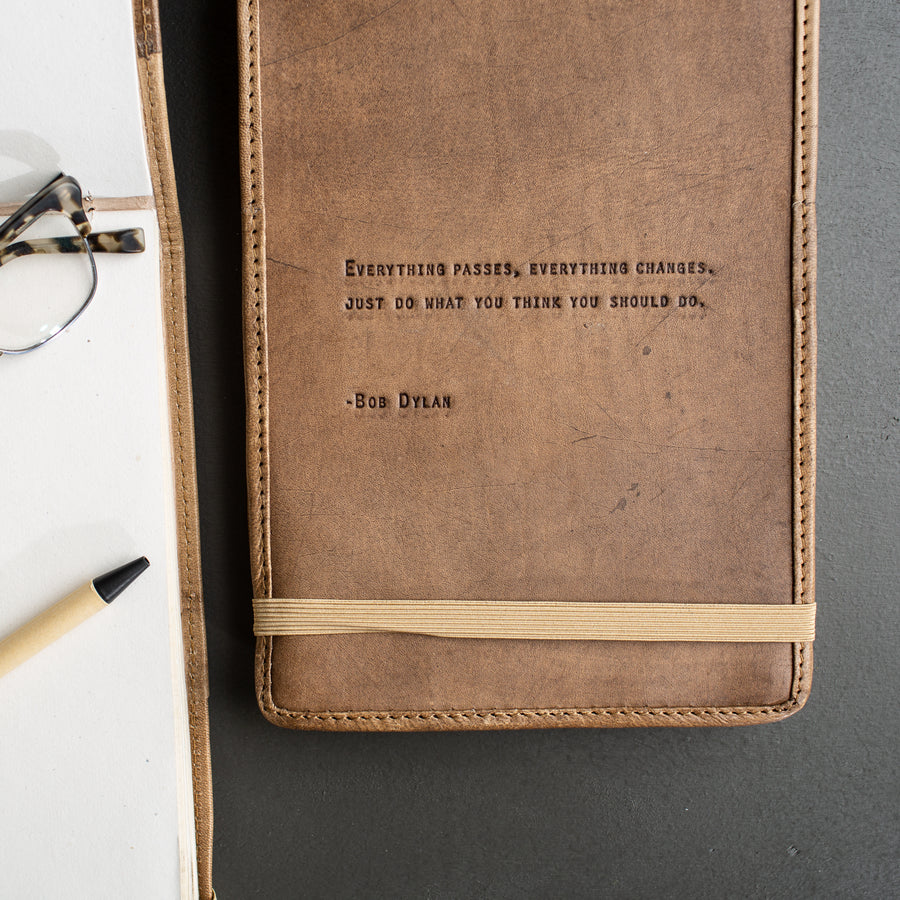 Large Bob Dylan Leather Journal