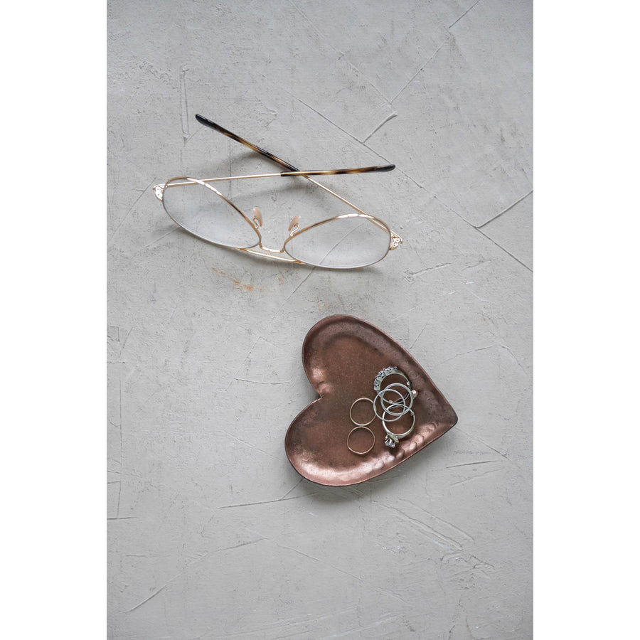 Metal Heart Shape Tray