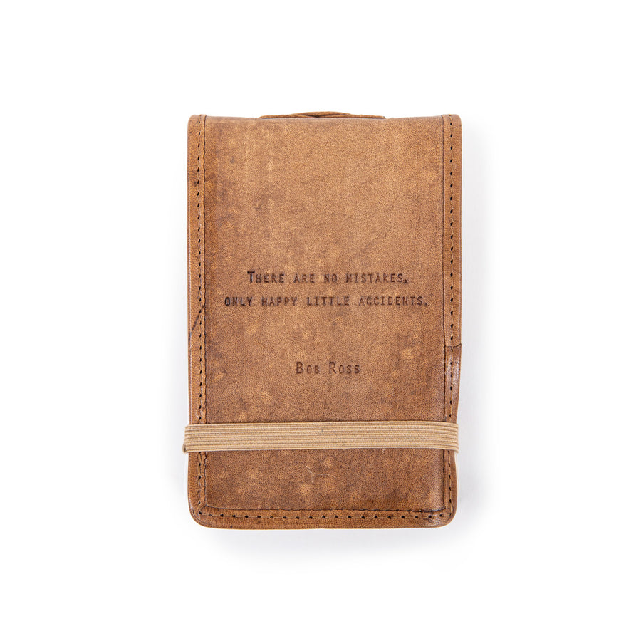 Mini Bob Ross Leather Journal