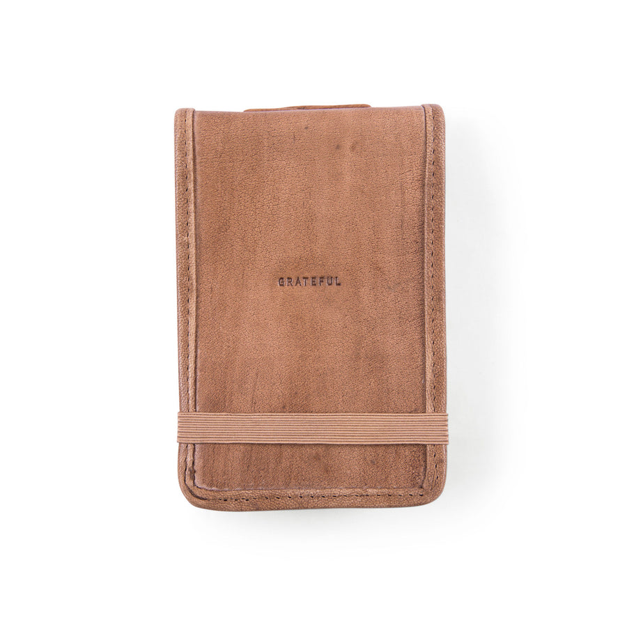 Mini Grateful Leather Journal