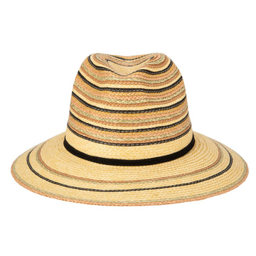 Paradise Paperbraid Multi Striped Fedora