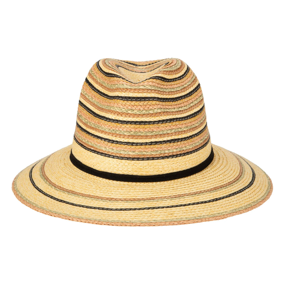 Paradise Paperbraid Multi Striped Fedora