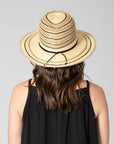 Paradise Paperbraid Multi Striped Fedora