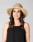 Paradise Paperbraid Multi Striped Fedora