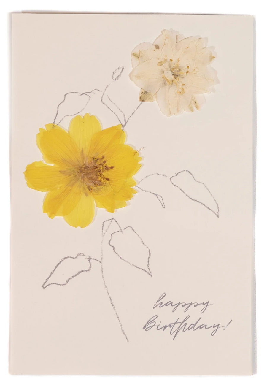 Pressed Floral Stationery