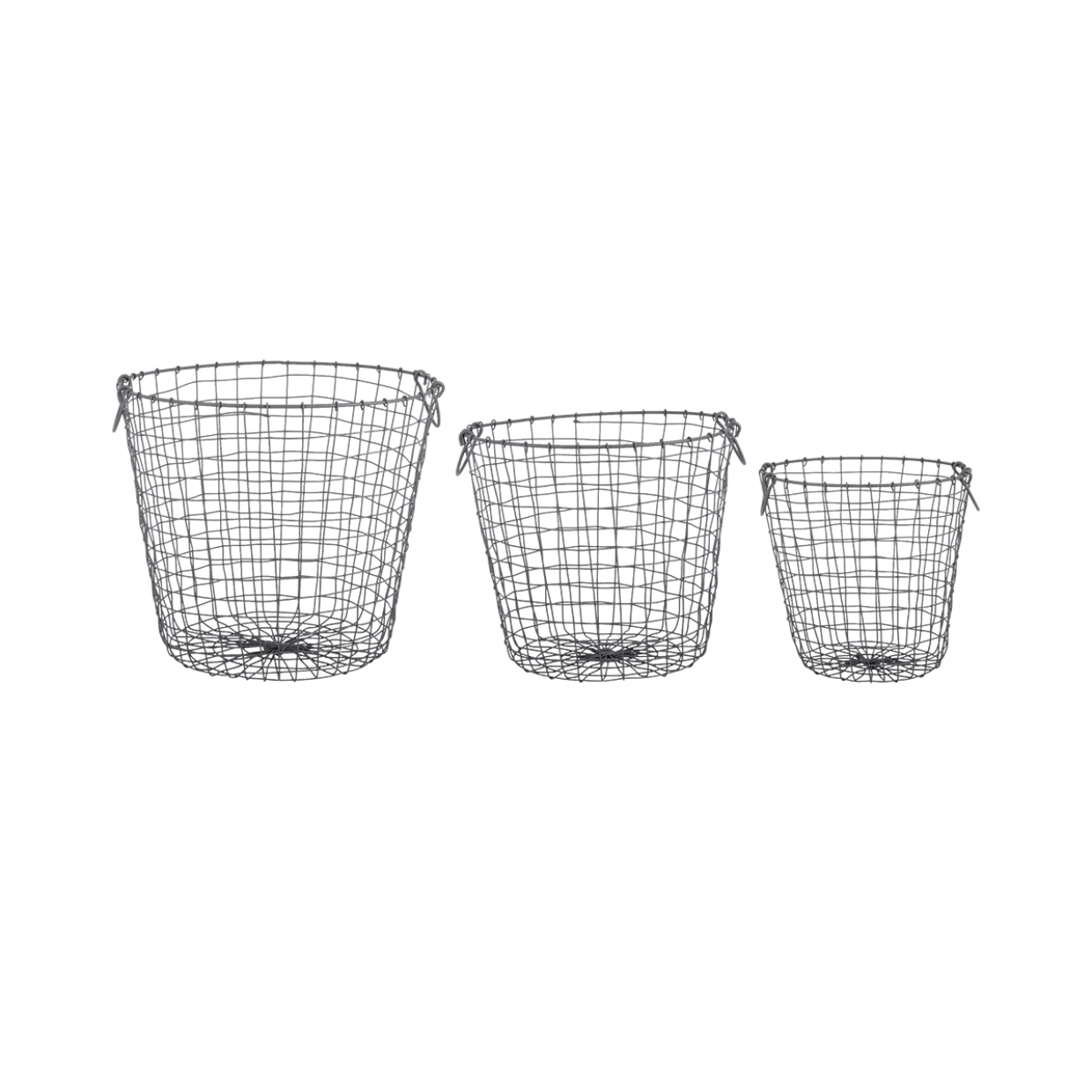 Round Wire Basket With Handle