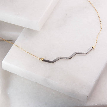 Silver Traverse Necklace