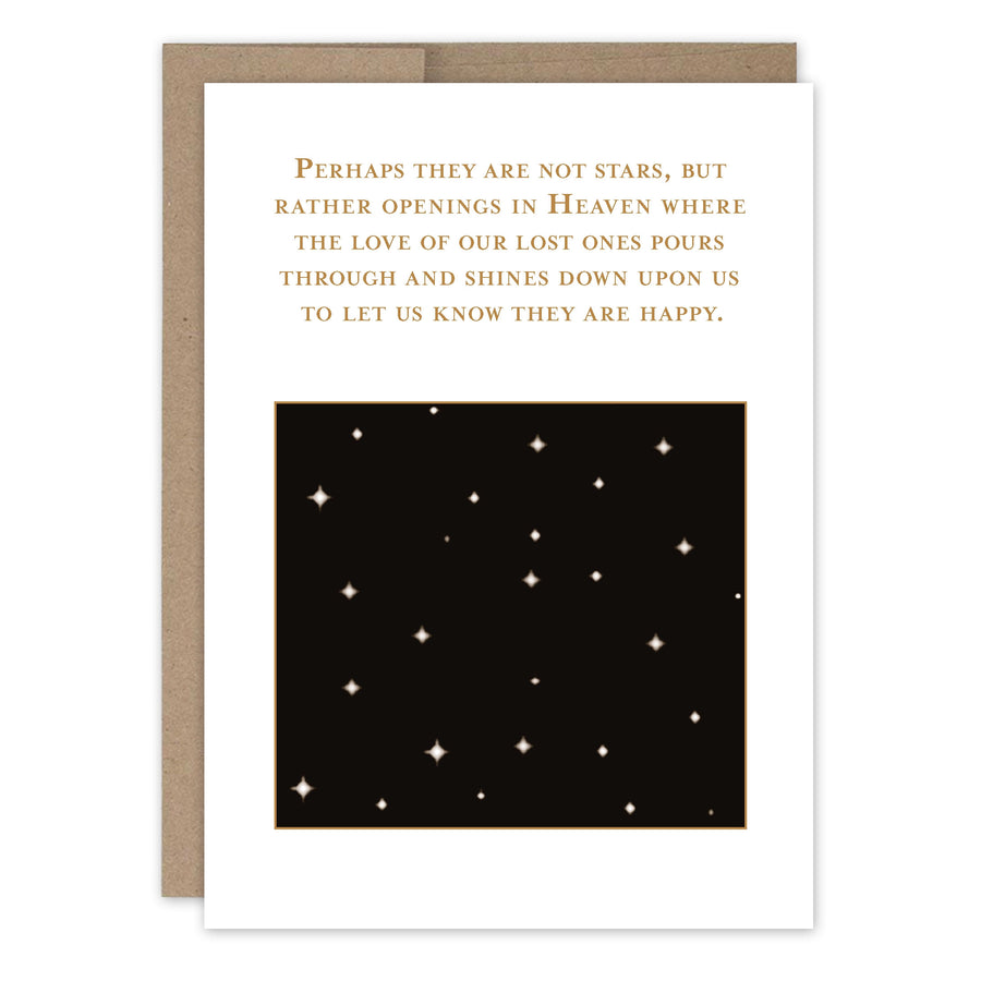 Stars in Heaven Sympathy Card