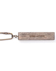 Wood Quote Keychain