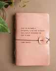 Jane Goodall Artisan Leather Journal